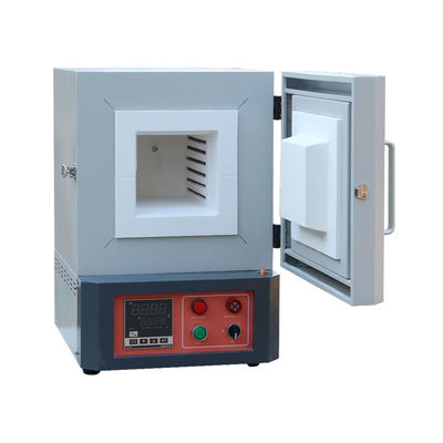 CE Küçük Yüksek Sıcaklıklı Muffle Fırını 1200 C Dahili Isıtma Telli