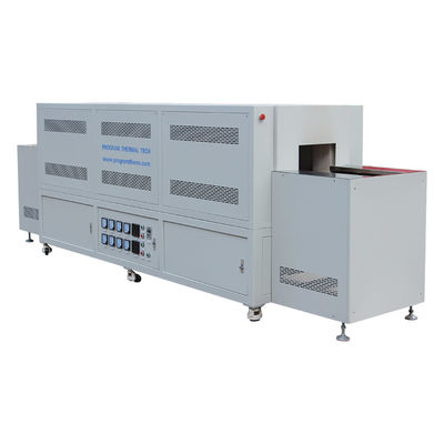 Yüksek Alüminyum 1500 Seramik Fiber Board Odası ile 500C 120L Mesh Belt Kurutma Fırını