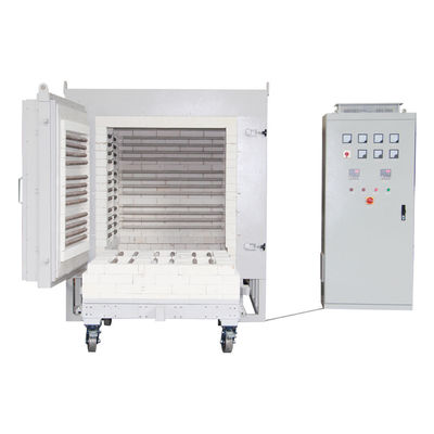 Endüstriyel Bogie Çömlek Fırını 1200°C Manual Trolley ile ((44x24x40′′ 660L)