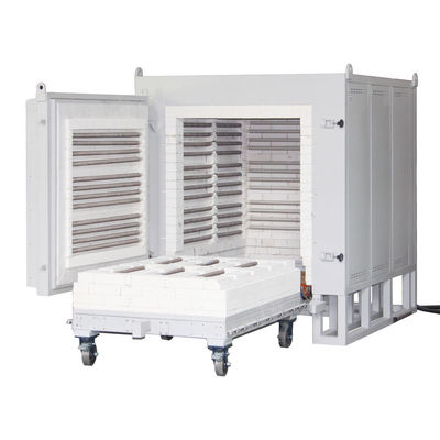 CE Bogie Tipi Isı İşleme Fırını HRE Tel Isıtma 1250C ile