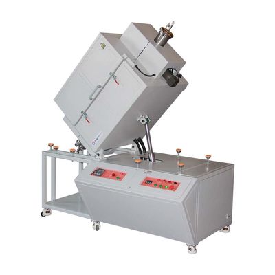 1200C Büyük Dikey Döner Tek Bölge Tüp Fırını OD300mm Metal Tüp