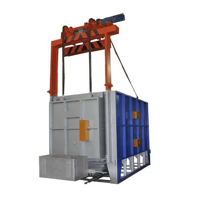 Gömleyici Temperant Bogie Çömlek Fırını 1200C Hidrolik Kalkıtma Kapısı ile