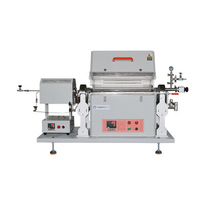 CVD 2D TMD katmanları için katı öncül sublimatörlü 1100C Kuvars Tüp Fırını