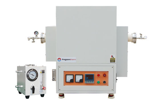 1700C Tek Bölge Döner Tüp Fırını Flanşlı ve 80mm Alümina Tüplü - PTR D80/300/17