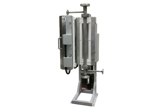 1200C Dikey Çift Bölgesel Tüp Fırını OD60mm Metal Tüple